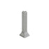 Schluter - Cap de fermeture gauche Designbase-SL Acier inoxydable brossé V2A - 4-3/8" (110 mm)