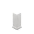 Schluter - DESIGNBASE-SL Coin extérieur 90° - acier inoxydable (V2) brossé 4-3/8" (110 mm)