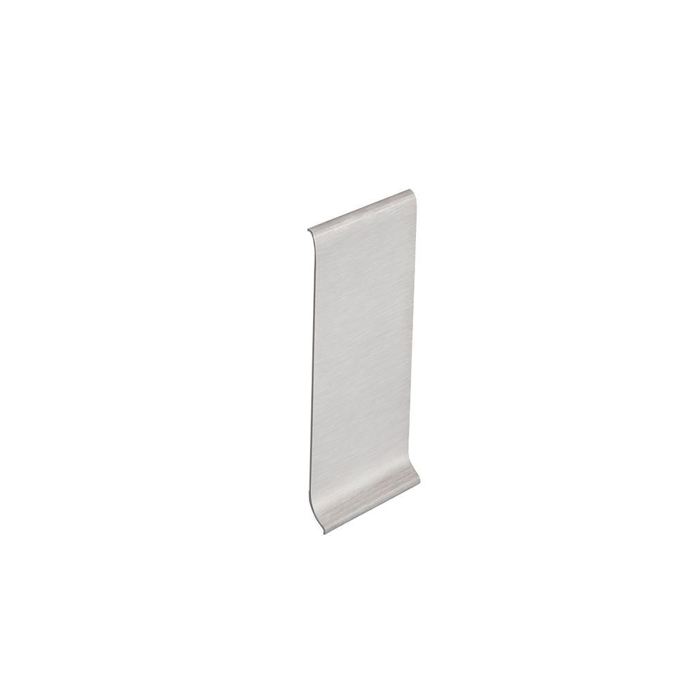 Schluter - DESIGNBASE-SL Raccord - acier inoxydable (V2) brossé 4-3/8" (110 mm)