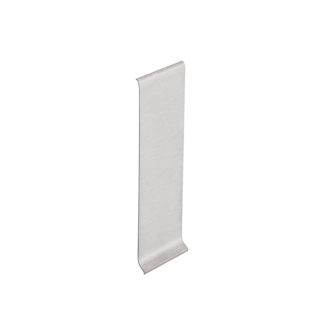 Schluter - DESIGNBASE-SL Raccord - acier inoxydable (V2) brossé 6-3/8" (160 mm)