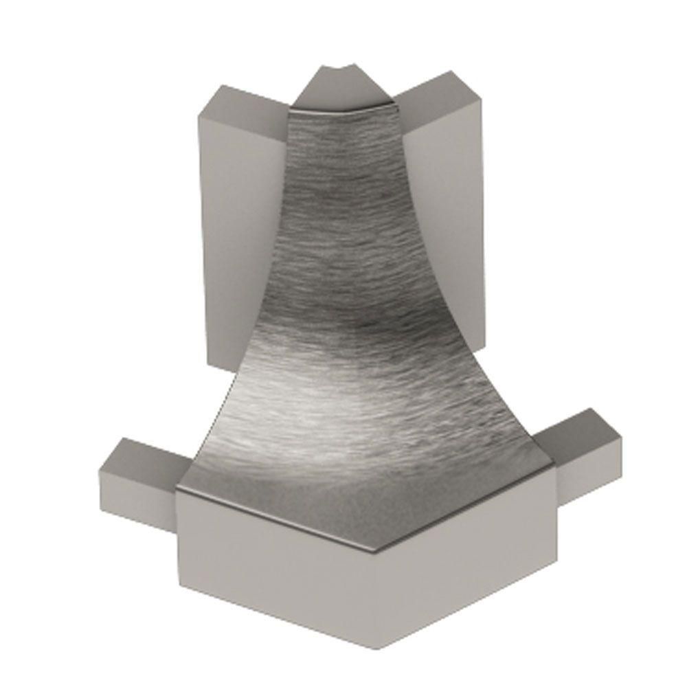 Schluter - DILEX-AHK Coin extérieur 135° avec un radius de 3/8" (10 mm) - aluminium anodisé nickel brossé