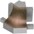 Schluter - DILEX-AHK Coin extérieur 135° avec un radius de 3/8" (10 mm) - aluminium bronze