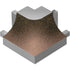 Schluter - DILEX-AHK Coin extérieur rond 90° avec un radius de 3/8" (10 mm) - aluminium bronze