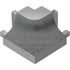 Schluter - DILEX-AHK Coin extérieur rond 90° avec un radius de 3/8" (10 mm) - aluminium étain