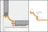 Schluter - DILEX-AHK - Coin intérieur 90° avec un radius de 3/8" - alum. anodisé nickel mat ||I90/AHK1S/AT - Ceramed