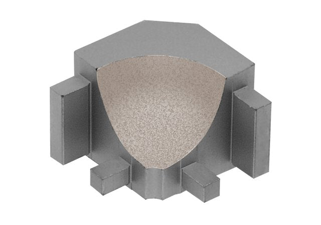 Schluter - DILEX-AHK - Coin intérieur 90° avec un radius de 3/8" - alum. crème ||I90/AHK1S/TSC - Ceramed