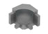 Schluter - DILEX-AHK Coin intérieur 90° avec un radius de 3/8" (10 mm) - aluminium étain