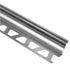 Schluter - DILEX-AHK Profilé à gorge avec un radius de 3/8" (10 mm) - aluminium anodisé chrome brossé 3/8" x 8' 2-1/2"