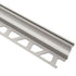 Schluter - DILEX-AHK Profilé à gorge avec un radius de 3/8" - aluminium anodizé nickel mat 9/16" (15 mm) x 8' 2-1/2"