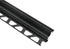 Schluter - DILEX-AHK - Profilé à gorge avec un radius de 3/8" - alum. anthracite foncé 1/2" x 8' 2-1/2" ||AHK1S125TSDA - Ceramed