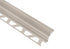 Schluter - DILEX-AHK - Profilé à gorge avec un radius de 3/8" - alum. crème 3/8" x 8' 2-1/2" ||AHK1S100TSC - Ceramed