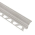 Schluter - DILEX-AHK Profilé à gorge avec un radius de 3/8" (10 mm) - aluminium grège 3/8" x 8' 2-1/2"