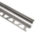 Schluter - DILEX-AHK - Profilé à gorge avec un radius de 3/8" - aluminium anodisé nickel brossé 1/2" (12.5 mm) x 8' 2-1/2" ||AHK1S125ATGB - Ceramed