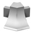 Schluter - DILEX-AHKA Coin extérieur 135° avec un radius de 3/8" (10 mm) - aluminium étain