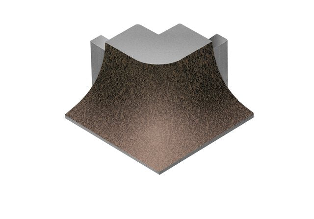 Schluter - DILEX-AHKA - Coin extérieur 90° avec un radius de 3/8" - alum. bronze ||E90/AHKA/TSOB - Ceramed