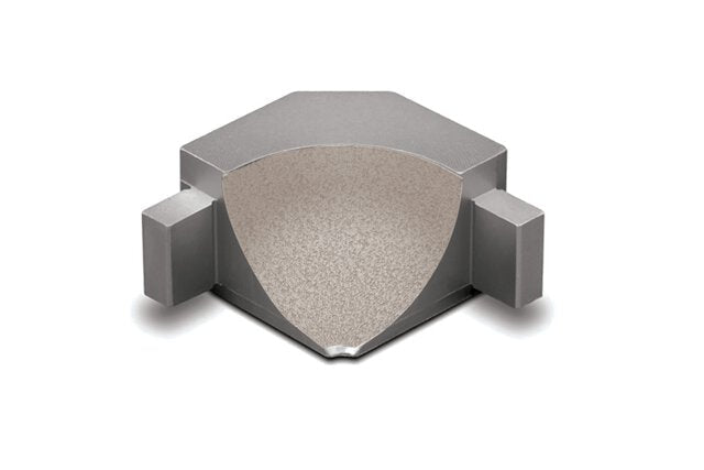 Schluter - DILEX-AHKA - Coin intérieur 90° avec un radius de 3/8" - alum. crème ||I90/AHKA/TSC - Ceramed