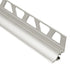 Schluter - DILEX-AHKA Profilé à gorge avec un radius de 3/8" (10 mm) - aluminium anodisé nickel mat 3/8" x 8' 2-1/2"