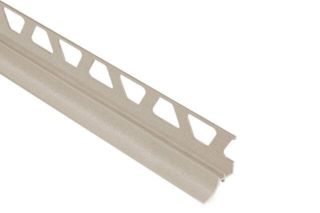Schluter - DILEX-AHKA - Profilé à gorge avec un radius de 3/8" - alum. crème 3/8" x 8' 2-1/2" ||AHKA100TSC - Ceramed