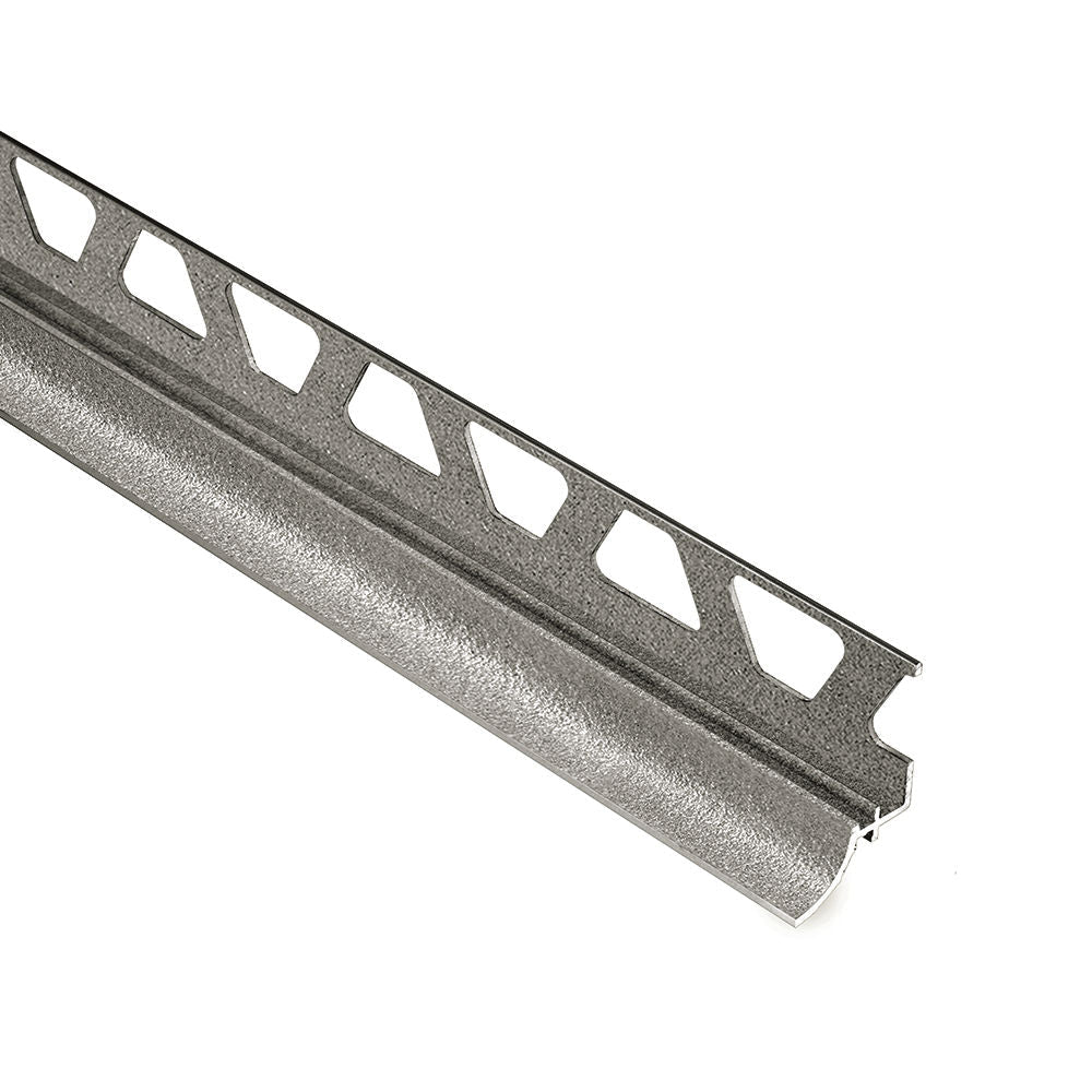 Schluter - DILEX-AHKA Profilé à gorge avec un radius de 3/8" - aluminium gris pierre 5/16" (8 mm) x 8' 2-1/2"