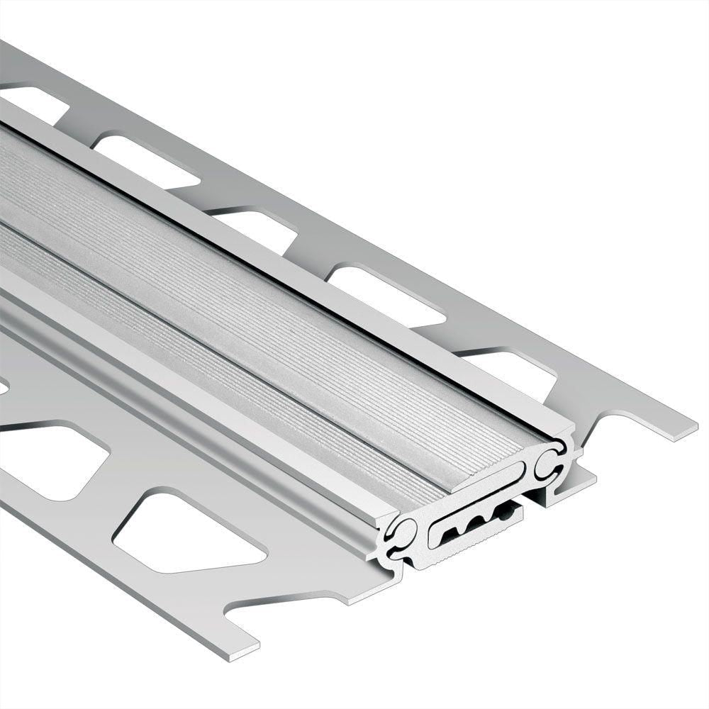 Schluter - DILEX-BT Profilé robuste de joint de dilatation avec zone centrale télescopique - aluminium anodisé mat 1/2" (12.5 mm) x 8' 2-1/2"