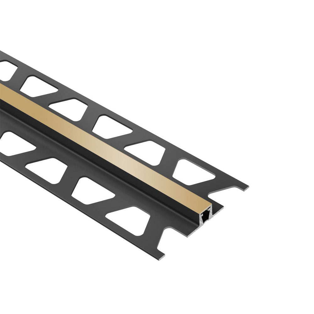 Schluter - DILEX-BWB Profilé pour joint de surface avec zone de mouvement de 3/8" - plastique PVC Beige Clair 1/4" (6 mm) x 8' 2-1/2"