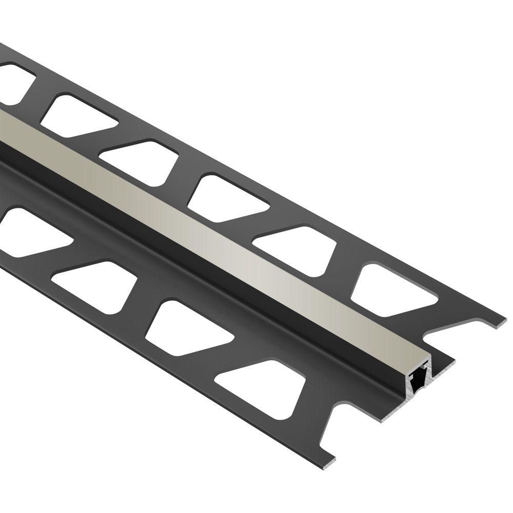 Schluter - DILEX-BWB Profilé pour joint de surface avec zone de mouvement de 3/8" (10 mm) - plastique PVC Gris 3/8" x 8' 2-1/2"