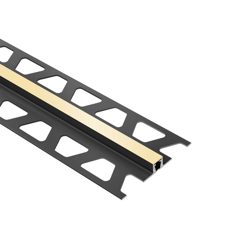 Schluter - DILEX-BWB Profilé pour joint de surface avec zone de mouvement de 3/8" - plastique PVC Sable 1/2" (12.5 mm) x 8' 2-1/2"