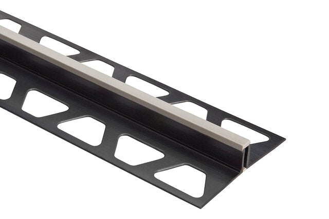 Schluter - DILEX-BWS - 3/16 Jnt MOUVE 1/2 PVC GRIS PI ||BWS125SG - Ceramed