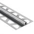 Schluter - DILEX-EDP Profilé de joint de surface à zone de mouvement embouvetée - acier inoxydable (V2) 1/2" (12.5 mm) x 8' 2-1/2"