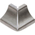 Schluter - DILEX-EHK Coin extérieur 90° 2-directions avec un radius de 23/32" (18.5 mm) - acier inoxydable (V2) brossé