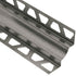 Schluter - DILEX-EHK Profilé à gorge avec un radius de 23/32" - acier inoxydable (V2) brossé 11/32" (9 mm) x 11/32" x 8' 2-1/2"