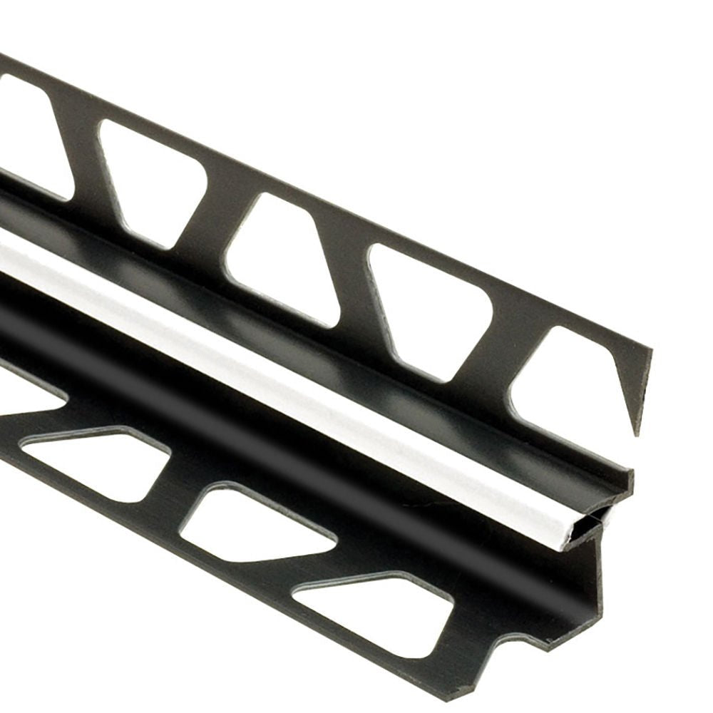 Schluter - DILEX-EKE Profilé de joint de mouvement pour angles muraux - plastique PVC blanc éclatant 11/32" x 5/16" x 8' 2-1/2"