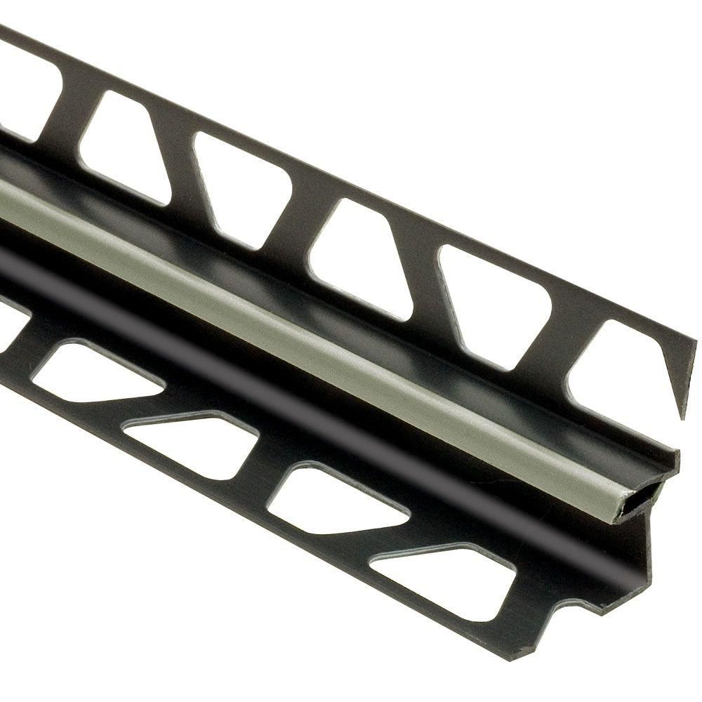 Schluter - DILEX-EKE Profilé de joint de mouvement pour angles muraux - plastique PVC gris 11/32" x 5/16" x 8' 2-1/2"