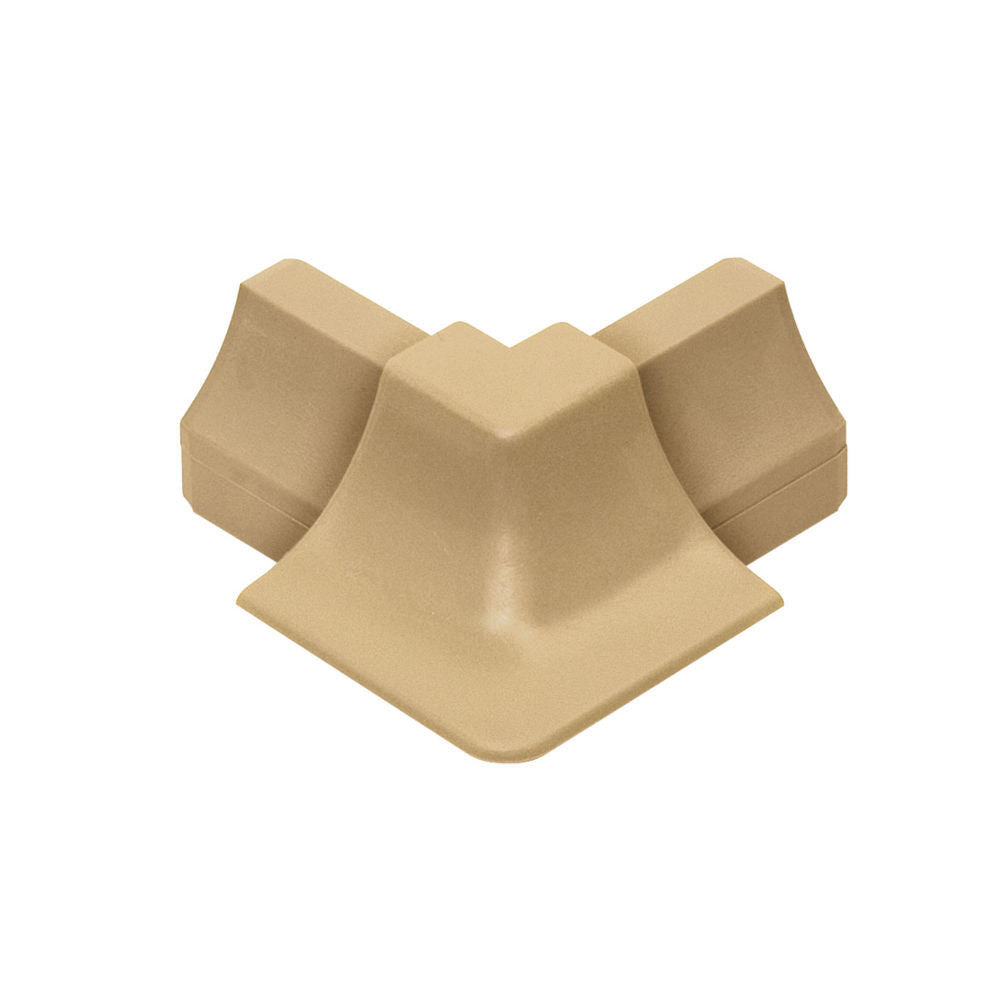 Schluter - DILEX-HK Coin intérieur 90° avec un radius de 11/16" (18 mm) - plastique PVC beige clair