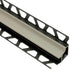 Schluter - DILEX-HK Profilé à gorge avec un radius de 11/16" - plastique PVC gris 1/2" x 11/32" x 8' 2-1/2"