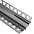 Schluter - DILEX-HKS Profilé à gorge avec un radius de 23/32" - acier inoxydable (V2) noir 5/16" x 11/32" x 8' 2-1/2"