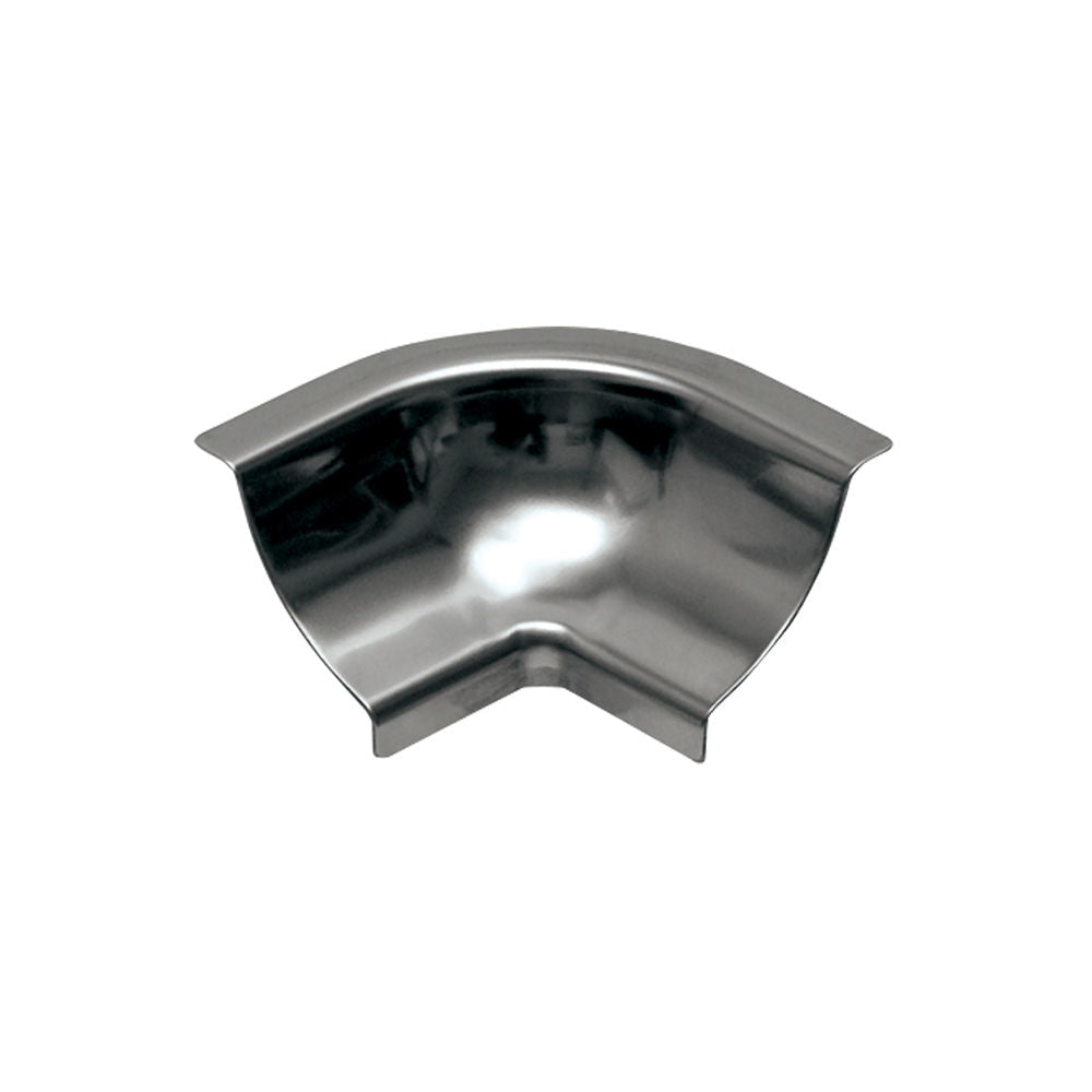 Schluter - DILEX-HKU Coin intérieur 90° 3-directions avec un radius de 1-7/16" (36 mm) - acier inoxydable (V2)