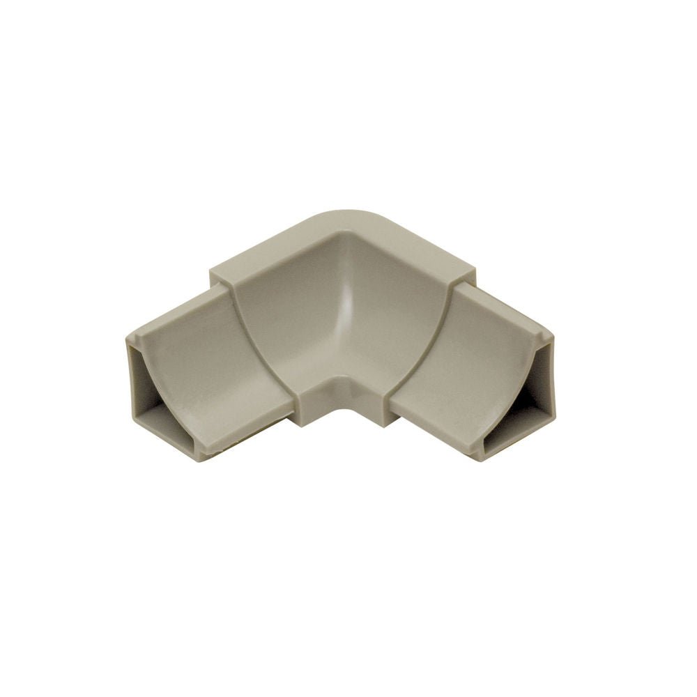 Schluter - DILEX-HKW Coin intérieur 90° 2-directions avec un radius de 11/16" (18 mm) - plastique PVC gris