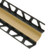 Schluter - DILEX-HKW Profilé à gorge avec un radius de 11/16" - plastique PVC beige clair 7/16" (11 mm) x 7/16" x 8' 2-1/2"