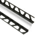 Schluter - DILEX-HKW Profilé à gorge avec un radius de 11/16" - plastique PVC blanc éclatant 9/32" (7 mm) x 9/32" x 8' 2-1/2"