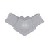 Schluter - DILEX-PHK Outside Corner 90° avec un radius de 3/8" (10 mm) - plastique PVC gris classique
