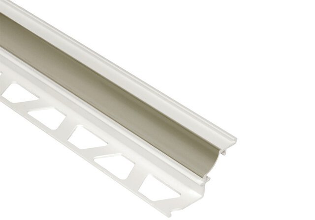 Schluter - DILEX-PHK - Profilé à gorge 1/2" pvc gris ||PHK1S125G - Ceramed