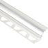 Schluter - DILEX-PHK Profilé à gorge avec un radius de 3/8" - plastique PVC blanc éclatant 5/16" (8 mm) x 8' 2-1/2"