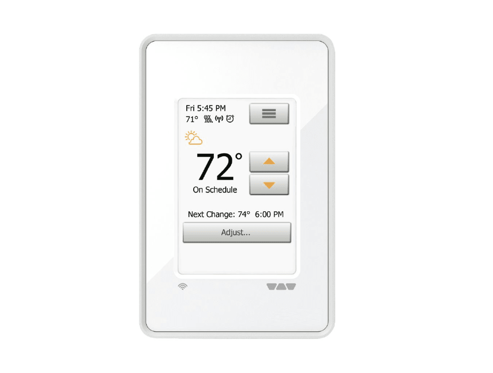 Schluter - DITRA-HEAT - E-WIFI Thermostat programmable sans fil 120V/240V - blanc brillant ||DHERT104/BW - Ceramed