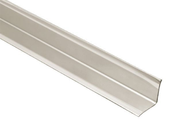 Schluter - ECK-KI Profilé décoratif de réparation pour angles muraux intérieurs - acier inoxydable (V2) 9/16" x 8' 2-1/2"