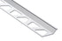 Schluter - FINEC Profilé de finition et de protection des rebords - aluminium anodisé mat 7/16" (11 mm) x 8' 2-1/2"