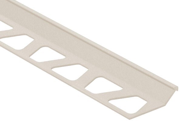 Schluter - FINEC - Profilé de finition et de protection des rebords - alum. ivoire 9/32" x 8' 2-1/2" ||F70TSI - Ceramed