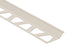 Schluter - FINEC - Profilé de finition et de protection des rebords - alum. ivoire 9/32" x 8' 2-1/2" ||F70TSI - Ceramed