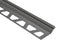 Schluter - FINEC - SQ Profilé de finition et de protection des rebords alum. anthracite clair 7/16" x 8' 2-1/2" ||FSQ110TSLA - Ceramed