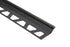 Schluter - FINEC - SQ Profilé de finition et de protection des rebords alum. anthracite foncé 7/16" x 8' 2-1/2" ||FSQ110TSDA - Ceramed